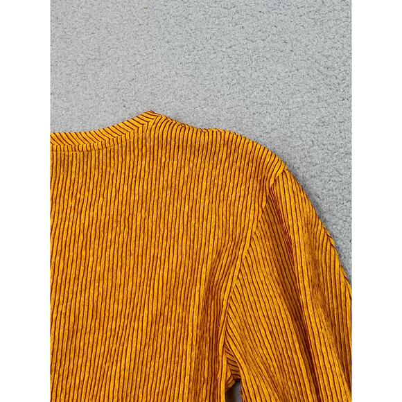 Zara Womens Size M Ribbed Striped Blouse NWT - Picture 9 of 11